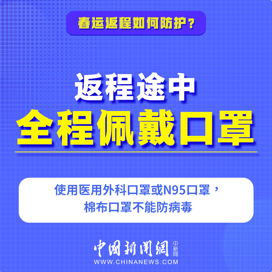 不得不返程去上班了，該如何做好個人防控？